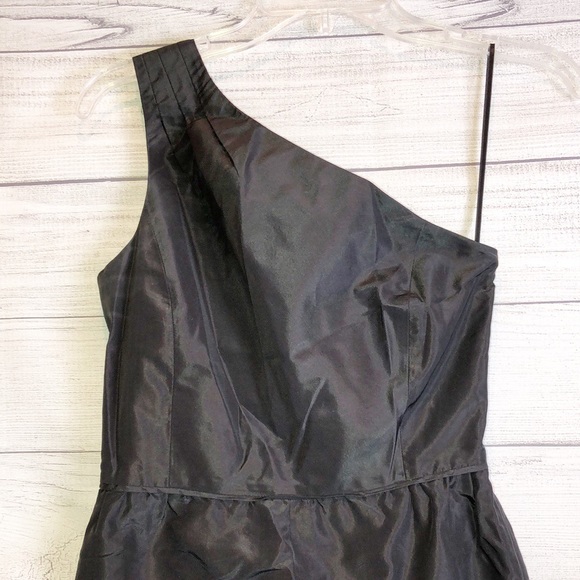 J. Crew One Shoulder Black Dress - Picture 4 of 7